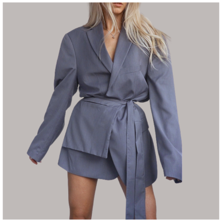 MINISM STUDIO I Upcycling: marynarka + przepaska