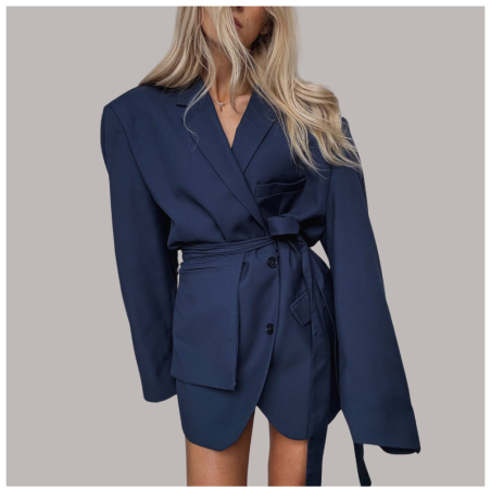 MINISM STUDIO I Upcycling: marynarka + przepaska