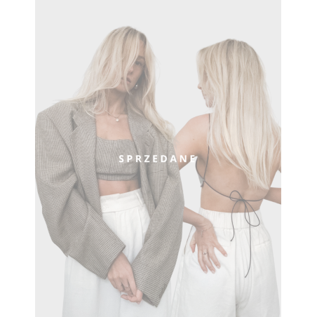 MINISM STUDIO I Upcycling: marynarka + top