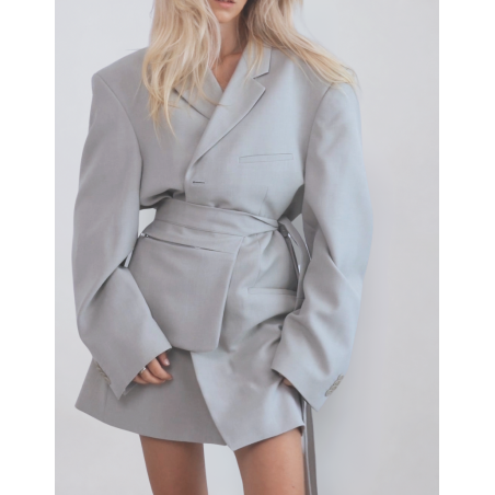 MINISM STUDIO I Upcycling: marynarka + przepaska