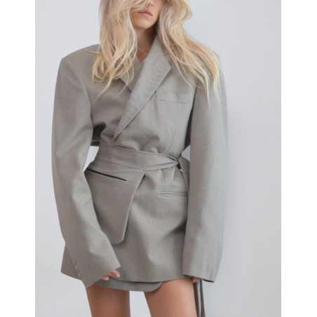 MINISM STUDIO I Upcycling: marynarka + przepaska