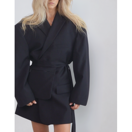 MINISM STUDIO I Upcycling: marynarka + przepaska