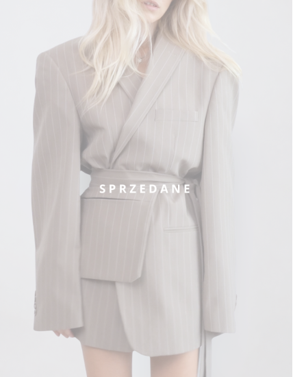 MINISM STUDIO I Upcycling: marynarka + przepaska