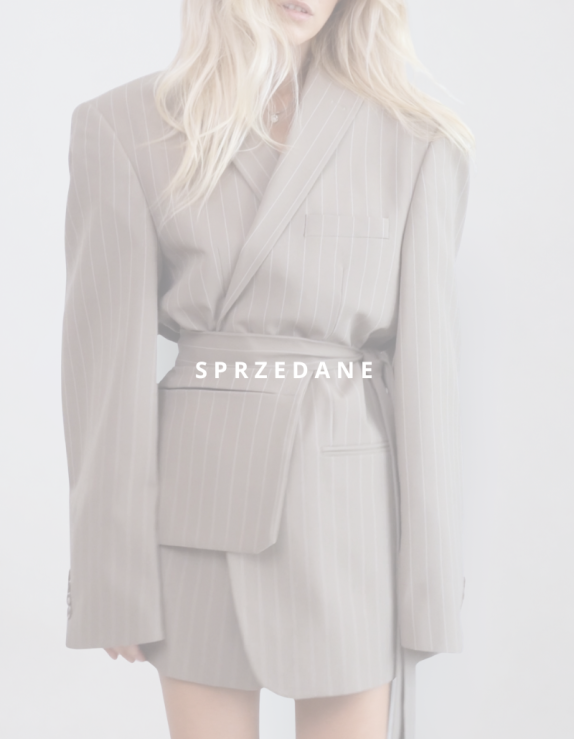 MINISM STUDIO I Upcycling: marynarka + przepaska