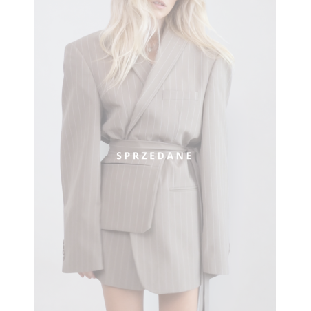 MINISM STUDIO I Upcycling: marynarka + przepaska